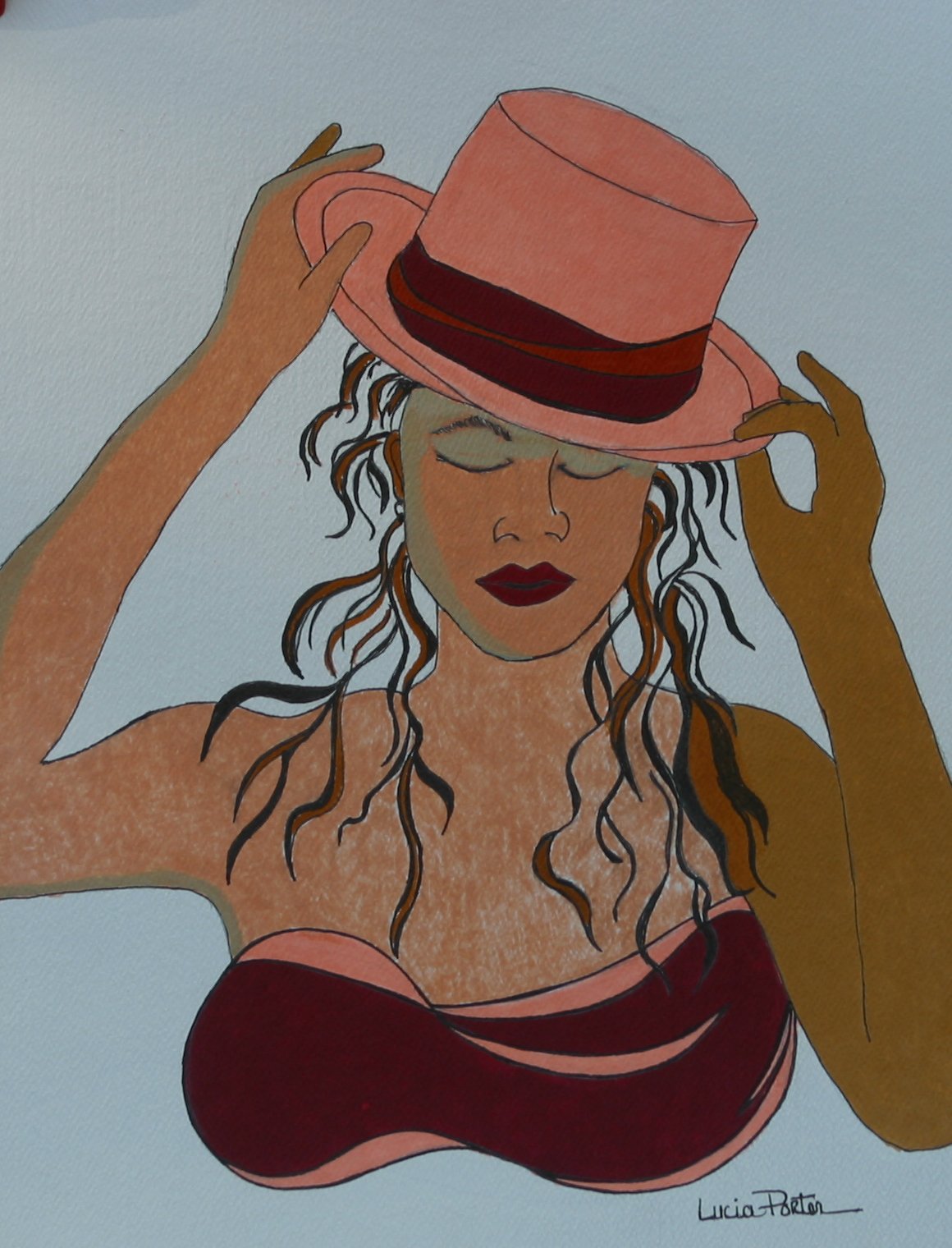 Original colorful artwork by Lucia Terese Porter